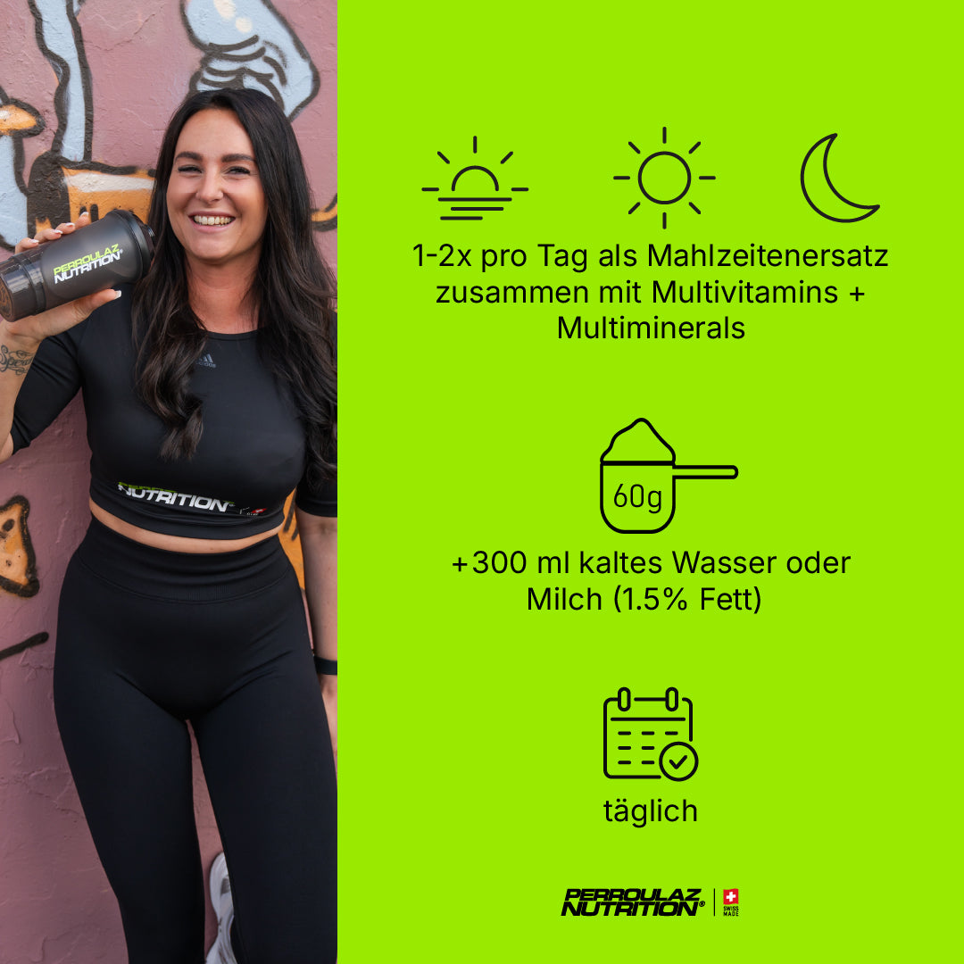 Perroulaz Nutrition Einnahme Guide Slim Shake#geschmack_schokolade