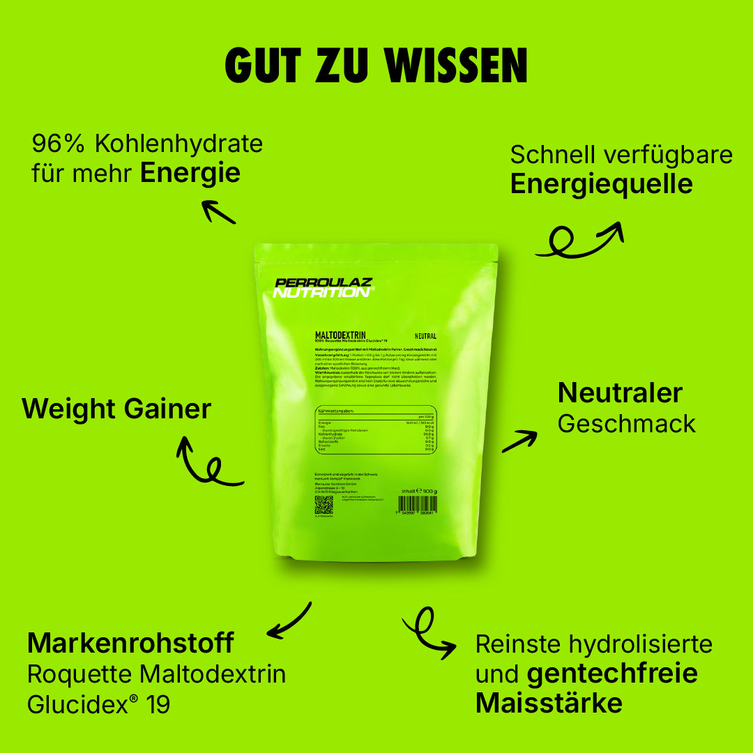 Perroulaz Nutrition Gut zu wissen Maltodextrin
