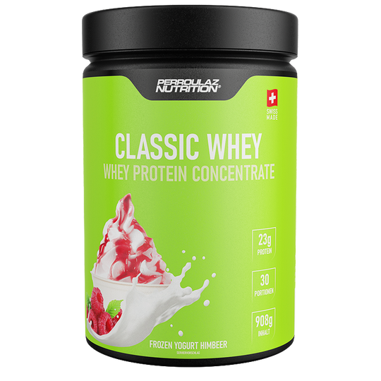 Classic Whey Proteinpulver Perroulaz Nutrition® Frozen Yogurt Himbeer