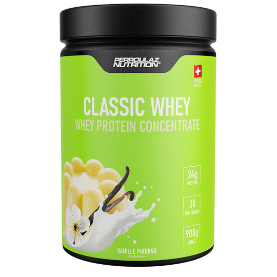 Classic Whey Proteinpulver Perroulaz Nutrition® Vanille Pudding