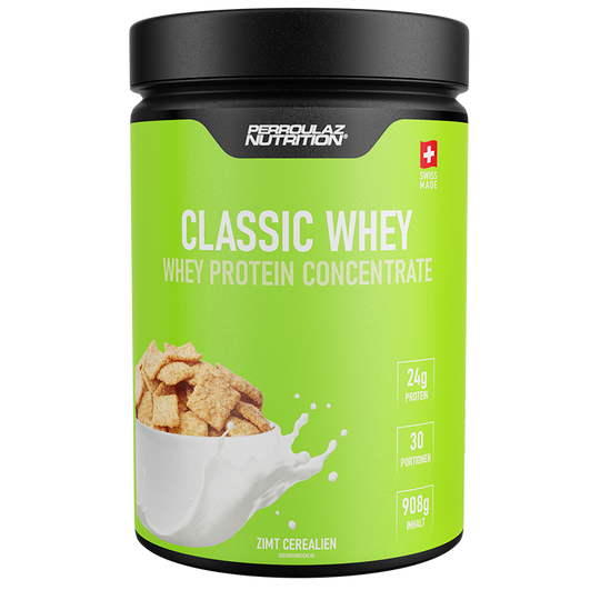 Classic Whey Proteinpulver Perroulaz Nutrition® Zimt Cerealien