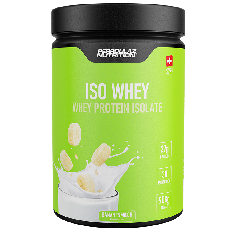 Iso Whey Proteinpulver Perroulaz Nutrition® Bananenmilch