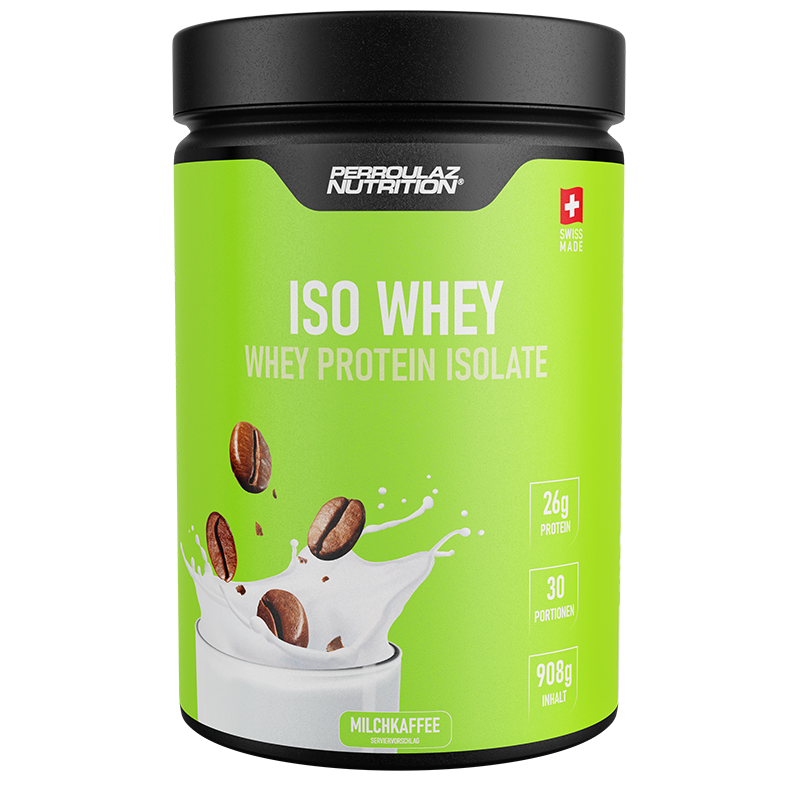 Iso Whey Proteinpulver Perroulaz Nutrition® Milchkaffee