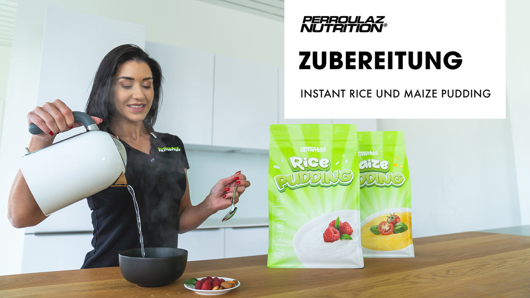 Zubereitung – Instant Rice und Maize Pudding