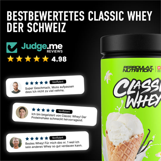 Bestbewertetes Classic Whey#geschmack_weisse-schokolade