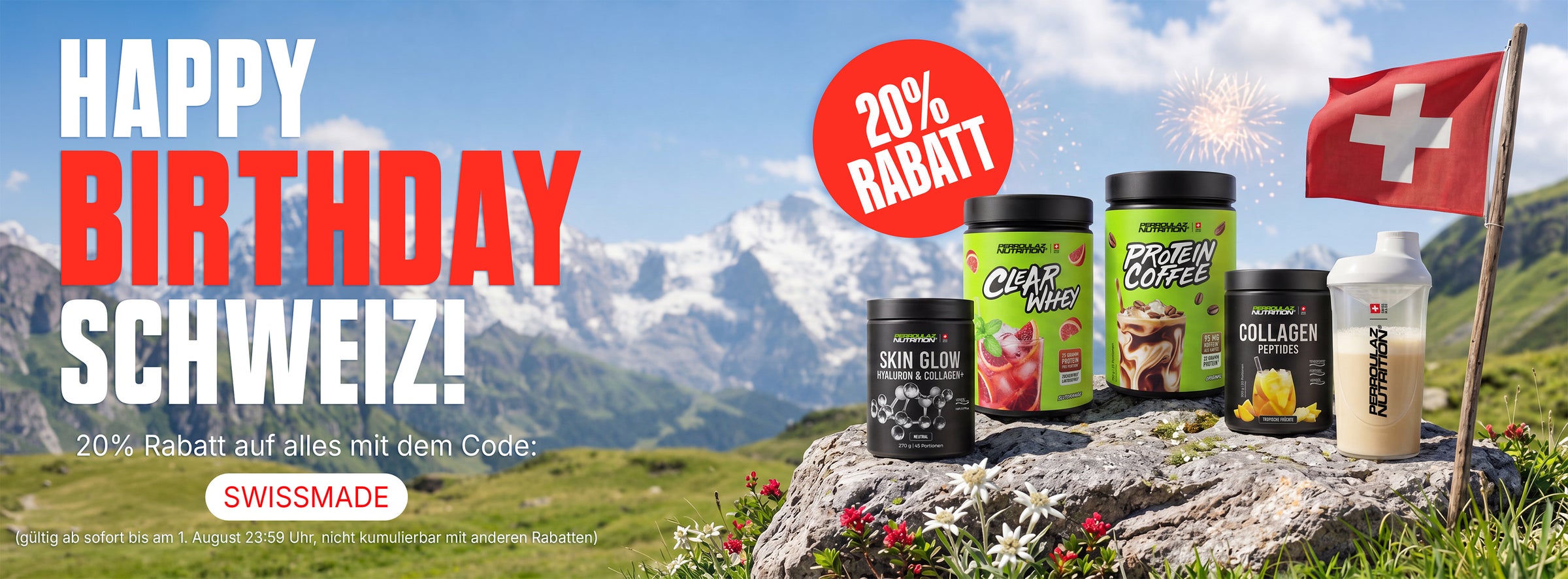 Perroulaz Nutrition 1. August Banner