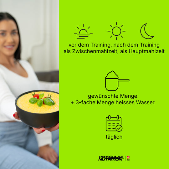 Perroulaz Nutrition Einnahme Guide maize pudding