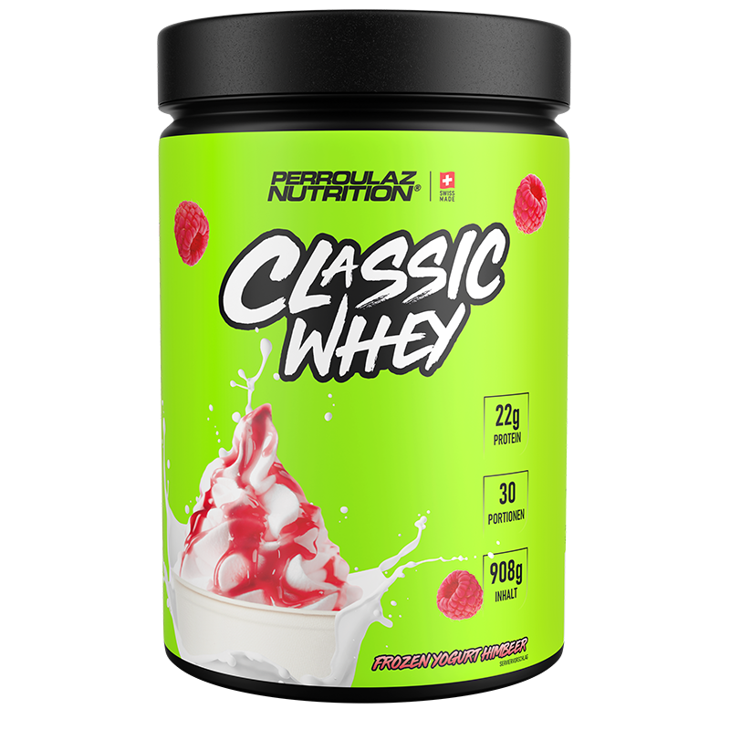 Perroulaz Nutrition Classic Whey proteinpulver#geschmack_frozen-yogurt-himbeer