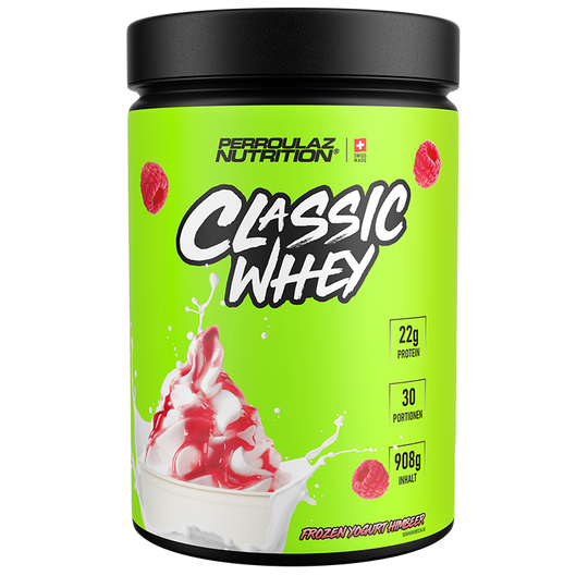 Perroulaz Nutrition Classic Whey proteinpulver#geschmack_frozen-yogurt-himbeer