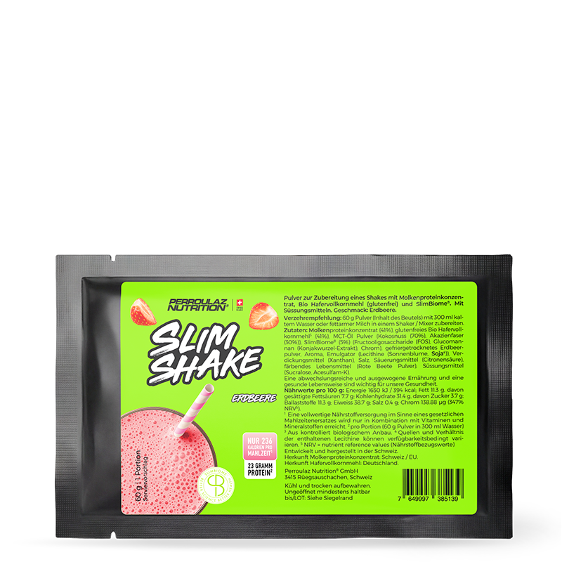 Perroulaz Nutrition Abnehm Shakes Slim Shake#geschmack_erdbeere_60g