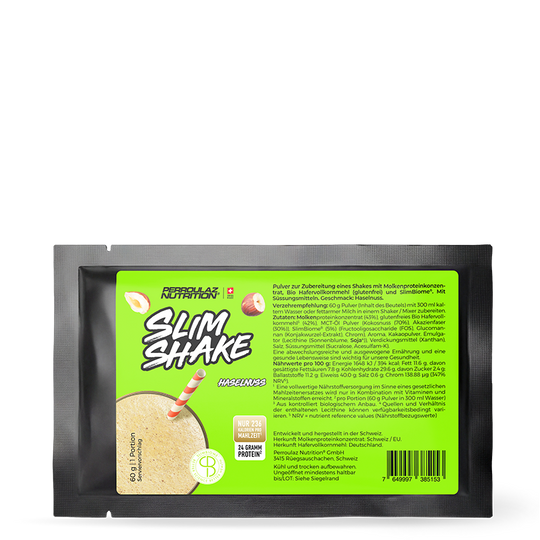 Perroulaz Nutrition Abnehm Shakes Slim Shake#geschmack_haselnuss_60g