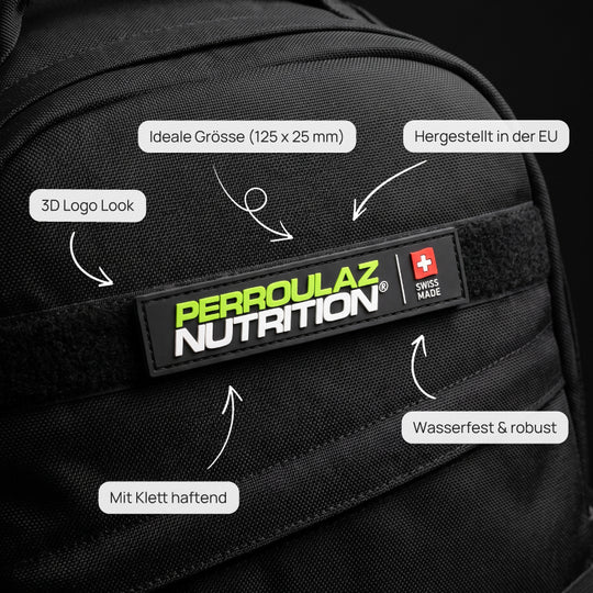Perroulaz Nutrition Zubehoer Rubber Patch Klett Key Facts