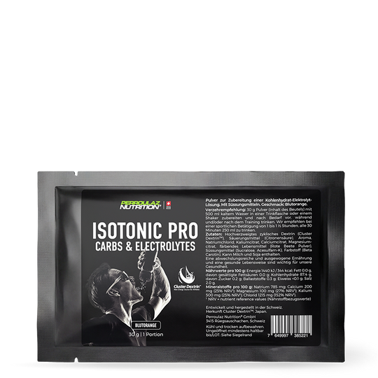 Perroulaz Nutrition Performance Produktprobe Isotonic Pro#geschmack_blutorange_30g