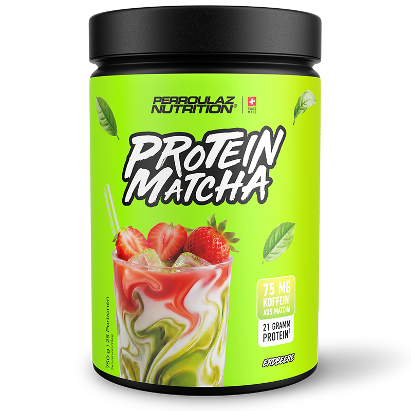 Perroulaz Nutrition Protein Matcha#geschmack_erdbeere_750g
