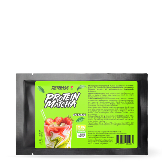 Perroulaz Nutrition Protein Matcha#geschmack_erdbeere_30g