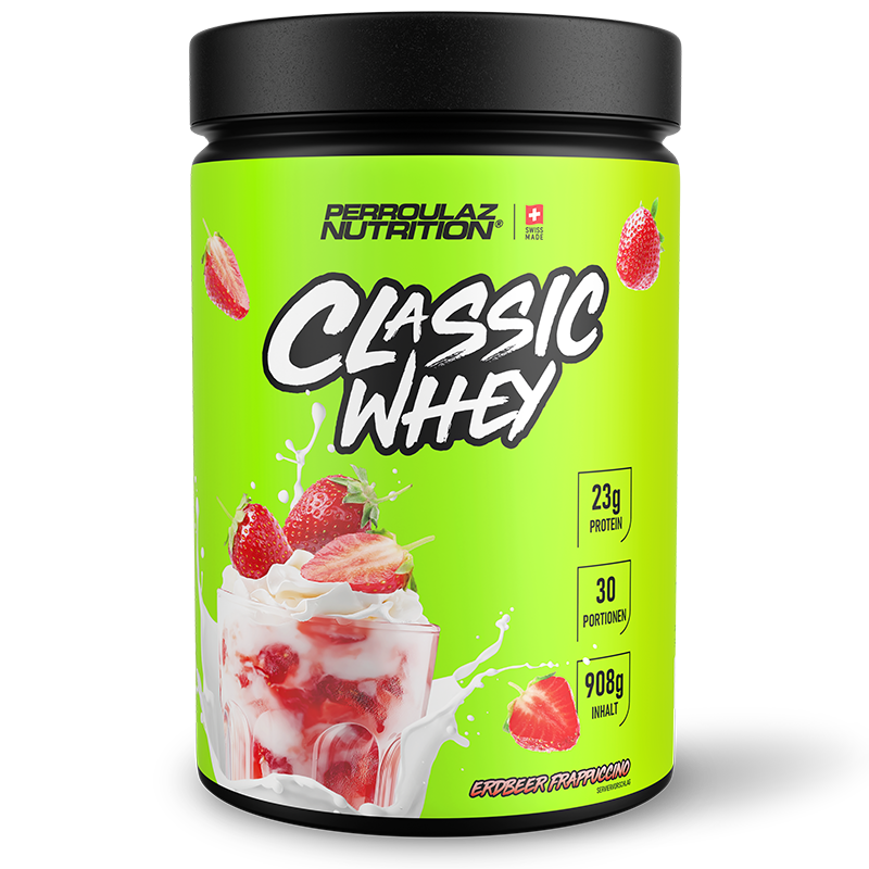 Perroulaz Nutrition Classic Whey proteinpulver#geschmack_erdbeer-frappuccino