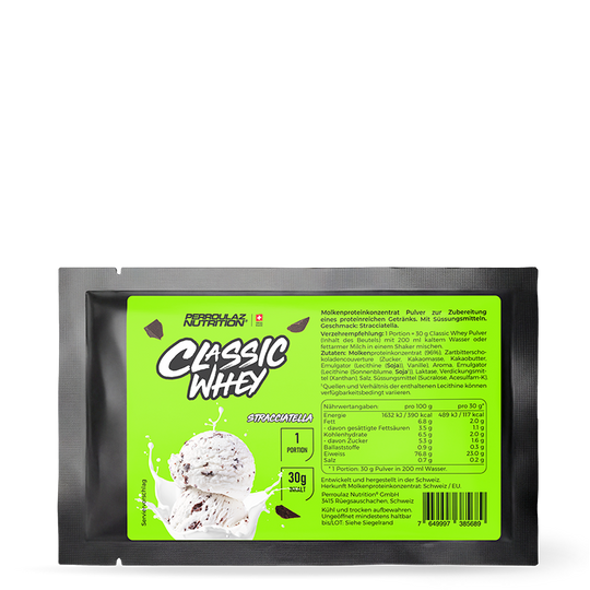 Perroulaz Nutrition Classic Whey proteinpulver#geschmack_stracciatella_30g