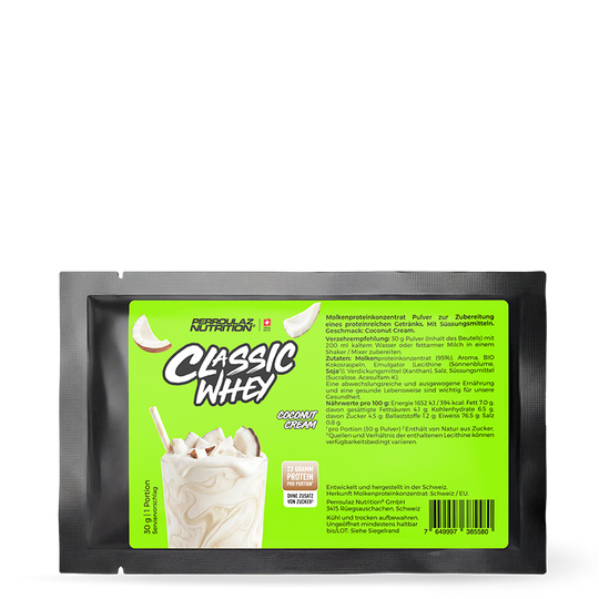 Perroulaz Nutrition Classic Whey proteinpulver#geschmack_coconut-cream_30g