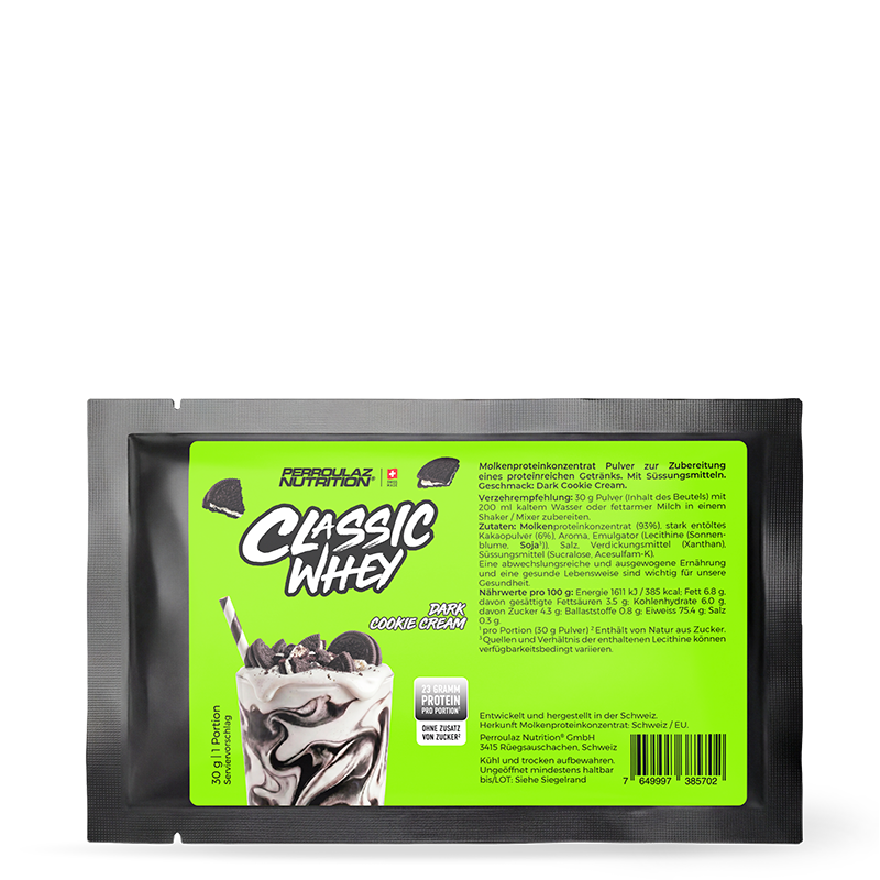 Perroulaz Nutrition Classic Whey proteinpulver#geschmack_dark-cookie-cream_30g
