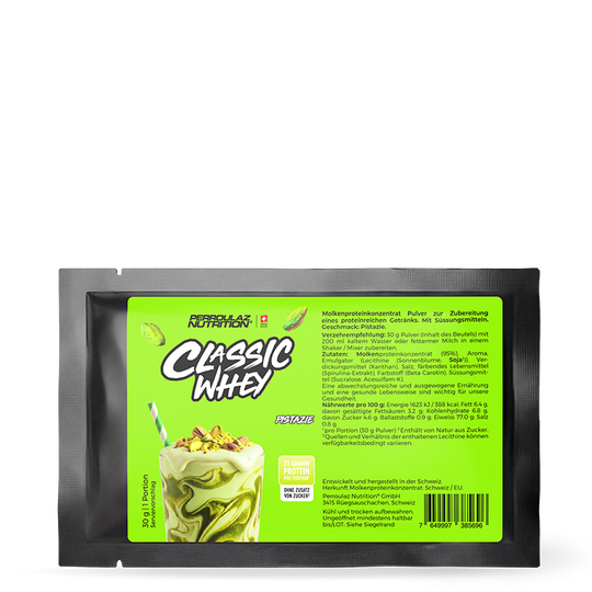 Perroulaz Nutrition Classic Whey proteinpulver#geschmack_pistazie_30g