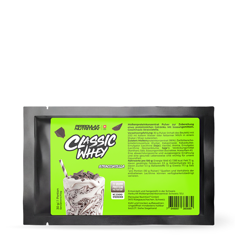 Perroulaz Nutrition Classic Whey proteinpulver#geschmack_stracciatella_30g