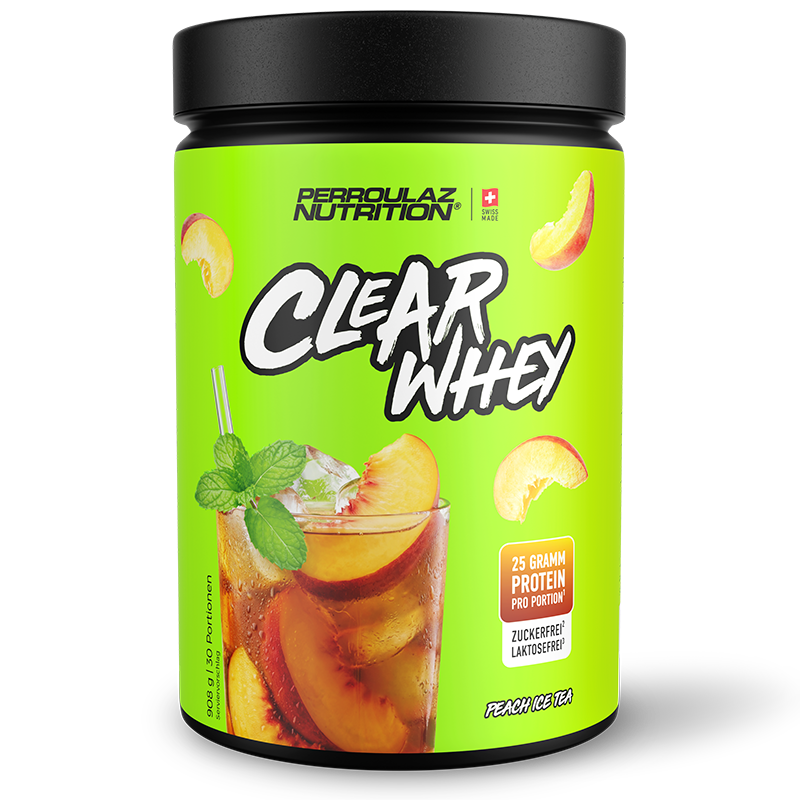 Perroulaz Nutrition Clear Whey proteinpulver#geschmack_peach-ice-tea_908g