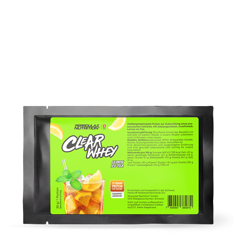Perroulaz Nutrition Clear Whey Proteinpulver#geschmack_lemon-ice-tea_30g