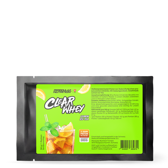 Perroulaz Nutrition Clear Whey Proteinpulver#geschmack_lemon-ice-tea_30g