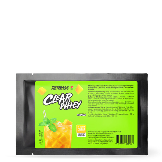 Perroulaz Nutrition Clear Whey proteinpulver#geschmack_mango_30g