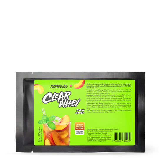 Perroulaz Nutrition Clear Whey proteinpulver#geschmack_peach-ice-tea_30g