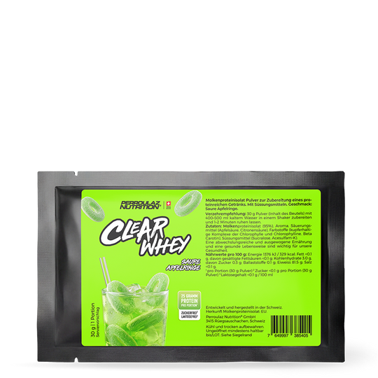 Perroulaz Nutrition Clear Whey proteinpulver#geschmack_gr-ner-apfel_30g