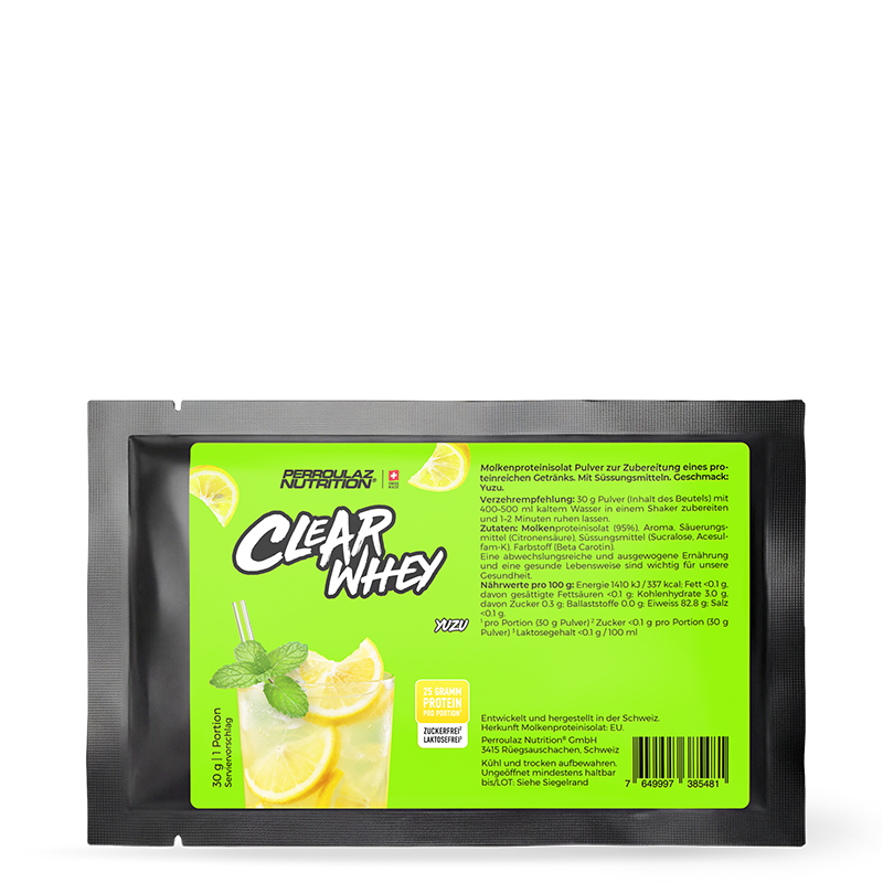 Perroulaz Nutrition Clear Whey proteinpulver#geschmack_yuzu-zitrusfr-chte_30g