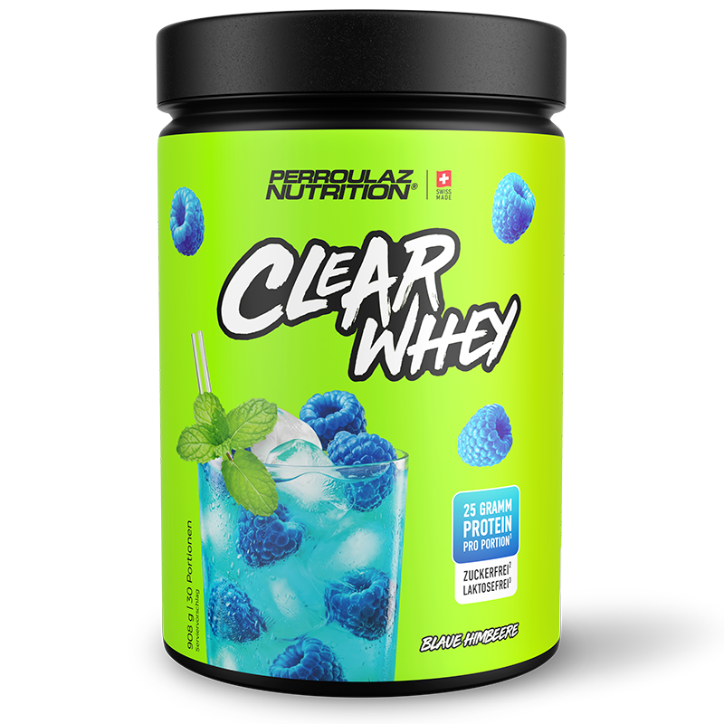 Perroulaz Nutrition Clear Whey Proteinpulver#geschmack_blaue-himbeere_908g