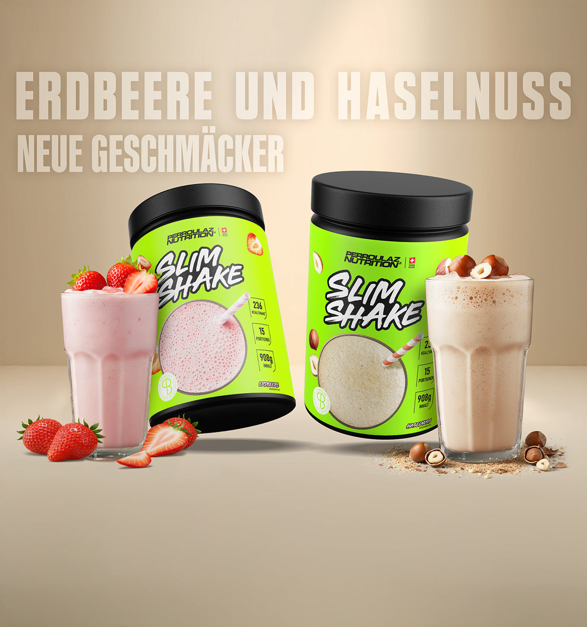 Slim Shake Banner zwei neue Sorten