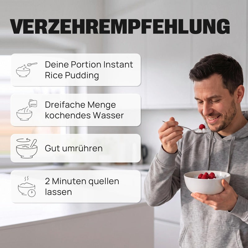 Perroulaz Nutrition Verzehrempfehlung Instant Rice Pudding