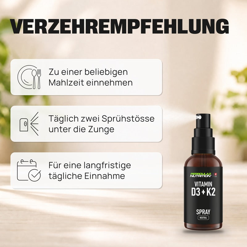 Perroulaz Nutrition Verzehrempfehlung D3+K2