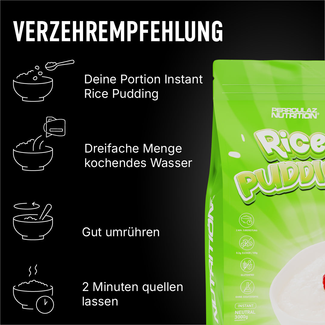 Verzehrempfehlung Instant Rice Pudding