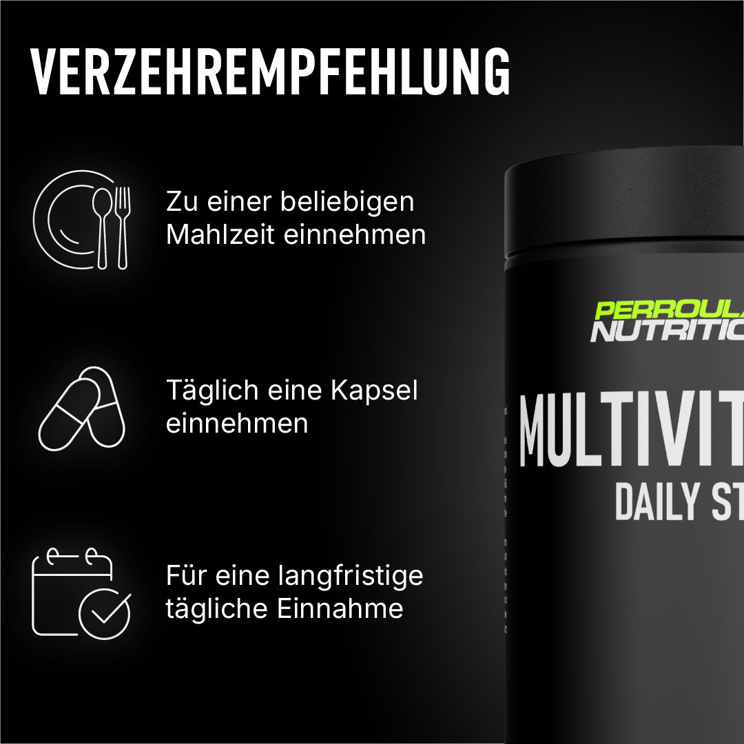 Verzehrempfehlung Multivitamins