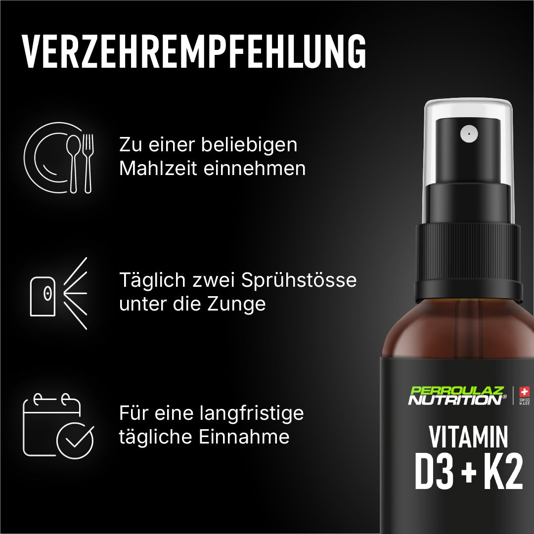 Verzehrempfehlung Vitamin D3 K2